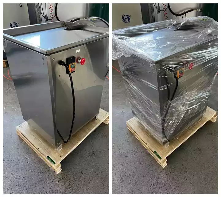 hình ảnh thực tế của máy thái tỏi