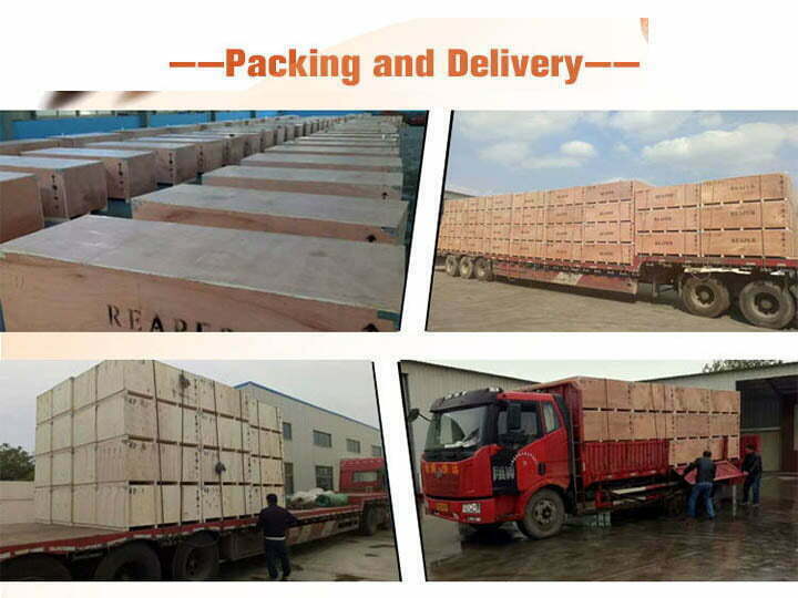 machine packing and delivery