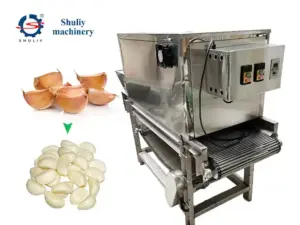 Chain-type peeling machine