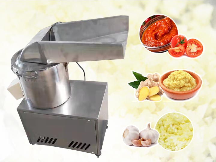 Garlic paste making machine