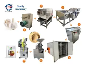 Garlic powder production line