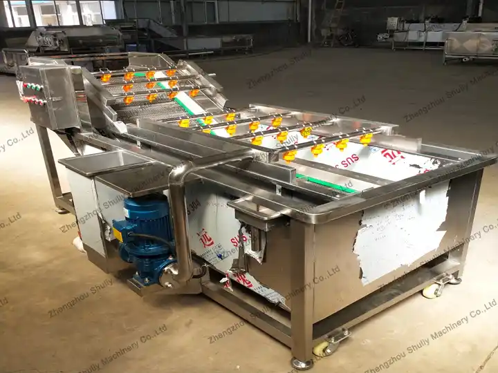 Garlic cleaning machine