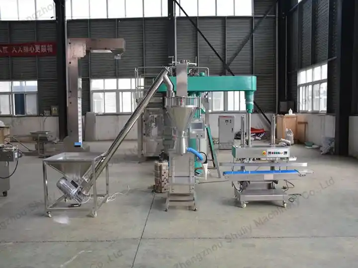 Máy đóng gói bột tỏi bán tự động