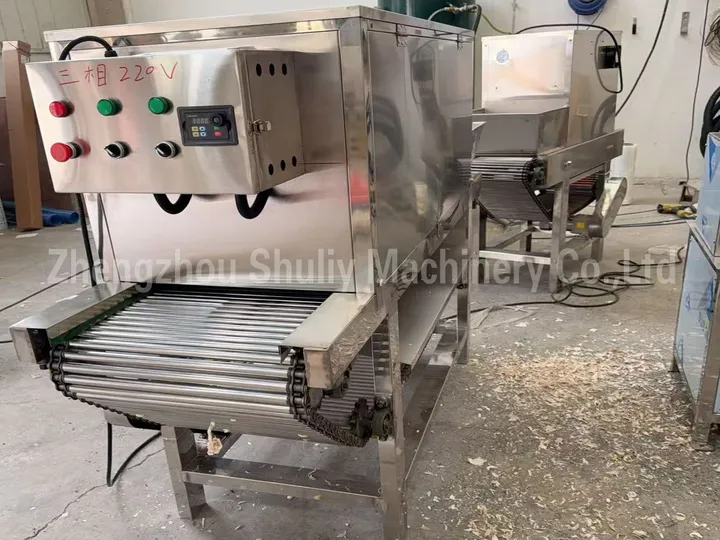 Dry Pneumatic Garlic Continuous Peeling Machine