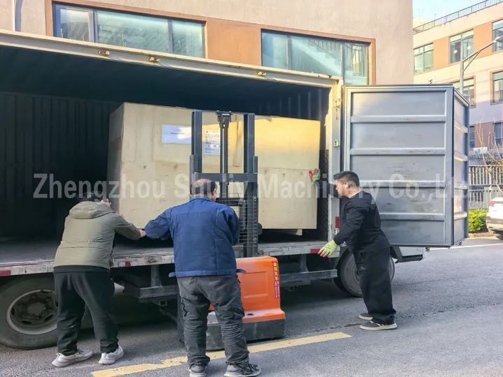 Garlic Continuous Peeling Machine Shipped to Brazil