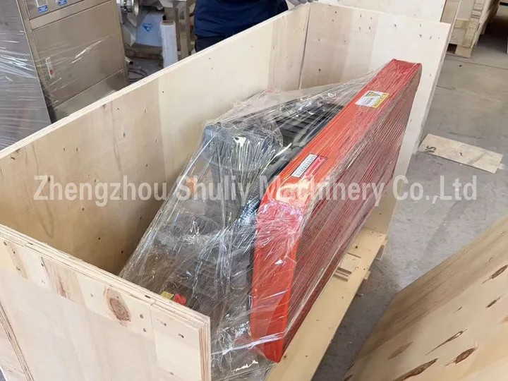 Air Compressor Being Packed