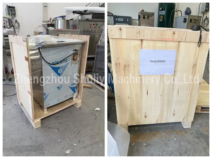Garlic Slicer Machine Australia Shipment Packing