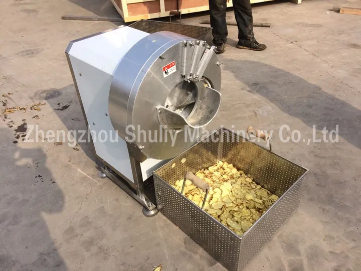 Garlic Slicing Machine | 600 kg/h Commercial Garlic Slicer 6 Garlic Slicing Machine Slicing Fresh Ginger