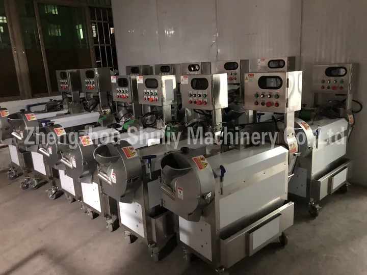 High-Capacity Onion Cutting Machine 5 Onion Cutter in Stock