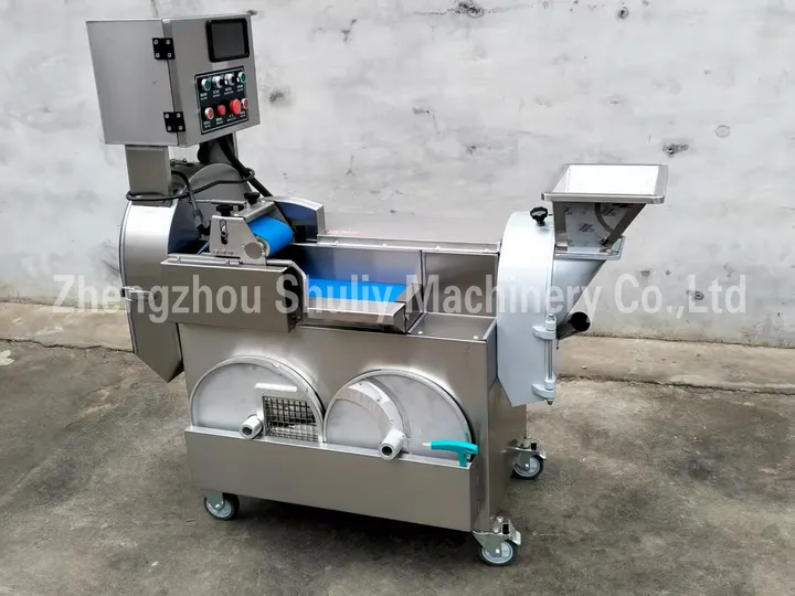 SL-312 Onion Cutting Machine vs TZ-600 Onion Shredding Machine 2 Onion Cutting Machine