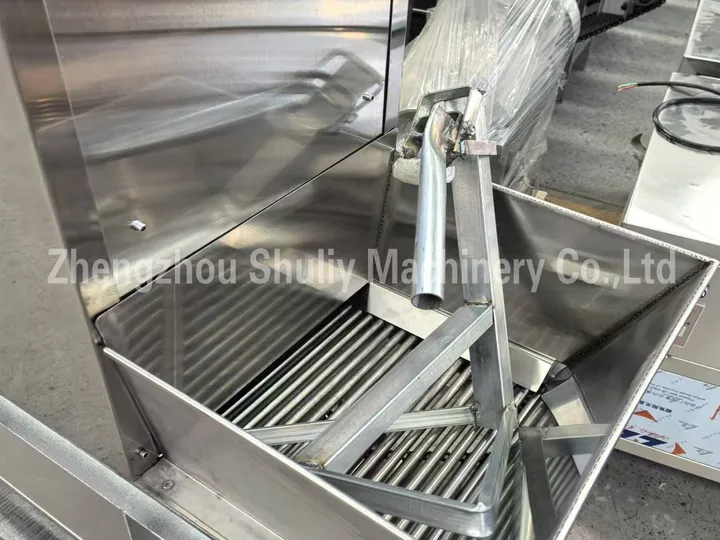 Continuous Onion Peeling Machine 5 Stainless Steel Feeding Inlet